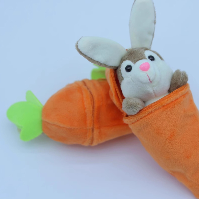 Carrot Rabbit Plush Toy Carrot Rabbit Keychain Cute Rabbit Plush Doll ...